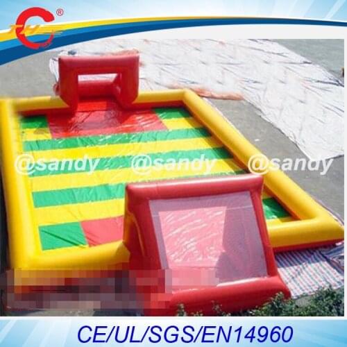 Free air ship to door,Outdoor Inflatable water soap Soccer Field, Inflatable Football Pitch,Beach Inflatable Soccer Court
