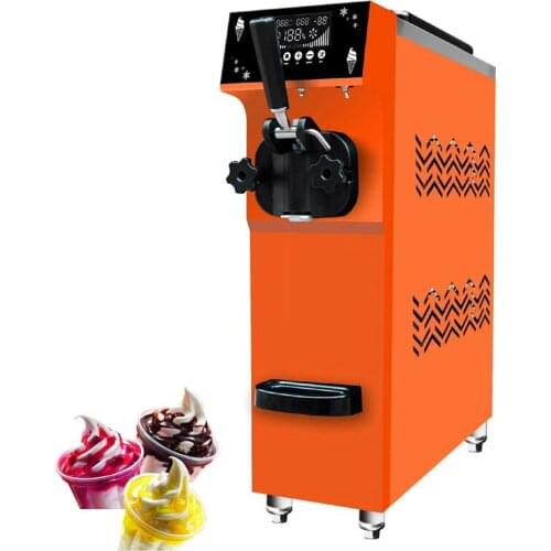 For Soft Ice Cream Machine Desktop Dessert Shop Ice Cream Makers Intelligent Control Single Head Ice Cream Machine