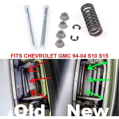 Door Hinge Pin with Spring and Bushing Kit Door Hinge Pins Pin Kit For Chevrolet S10 & GMC S15