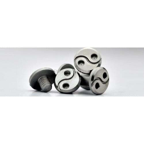 2Pairs DIY Tool Folding Knife Spindle Pair Locking Screw Tool Hook Flange Locking Screw Accessory