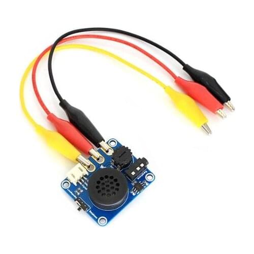 2.0V-5.5V NS8002 Speaker Module Breakout Board + Alligator Clips Starter Kit for BBC Micro:bit Microbit for Music Player