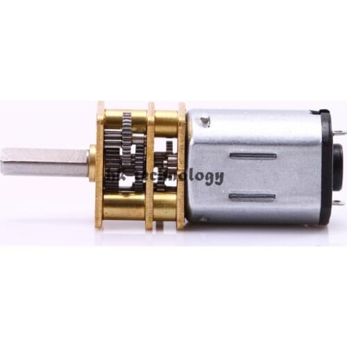 N20 DC Gear Motor Miniature High Torque Electric Gear Boxes Motor With Permanent Magnets - 40RPM