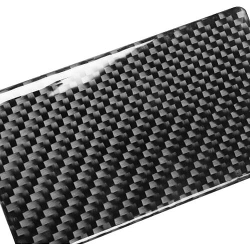 Carbon Fiber Central Console Gear Shift Panel Trim Cover Sticker for Volvo V60/S60 Right Drive