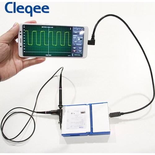 Digital Portable Oscilloscope OSC482 OSC482M PC Android USB 2.0 Virtual 2CH Bandwidth 20Mhz Sampling Data 50MSa/s Oscilloscope
