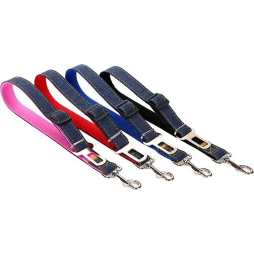 Pet Dog Leash Puppy Dogs Cats Outdoor Walking Doggie Car Leash Adjustable Safety Rope Pet Supplies