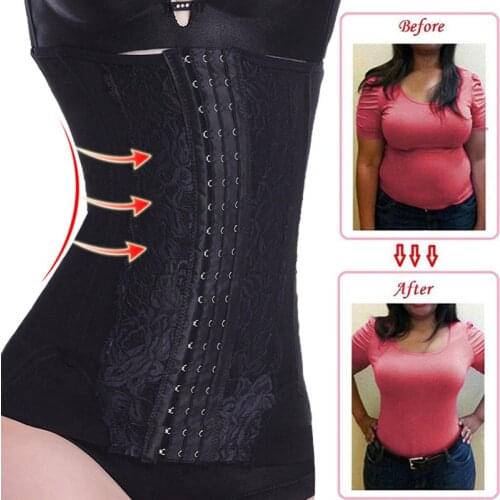 Women Waist Cincher Slimming Belt Waist Trainer Corset For Weight Loss Body Shaper with Modeling Strap Tummy Control