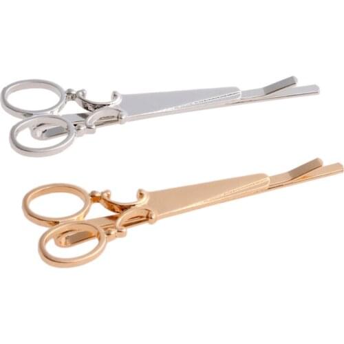 Chic Korean Style Women Scissors Shape Hair Clip Fashion Hair Pin Hair Accessory