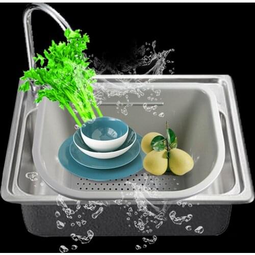 Talea Popular Tray PP material Plastic Kitchen Fruits Vegetables Draining Dish Bowl Drainer Drying Basket Storage Tray
