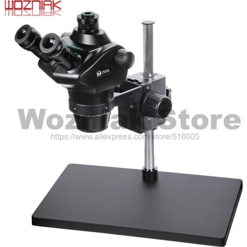 2UUL NEW STYLE 8X-50X TRINOCULAR STEREO ZOOM MICROSCOPE FOR MAINTENANCE OF MOBILE PHONE MOTHERBOARD CHIP INDUSTRIAL TESTING