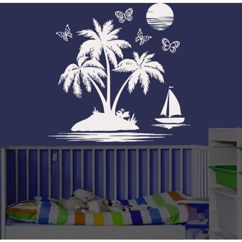 WJWY White Wall Stickers