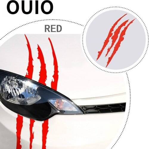 1Pcs 40 x 12cm Car-Styling Scratch Stripe Headlight Stickers For Peugeot 307 Citroen C5 Honda Civic Accord CRV Lada Vesta Granta