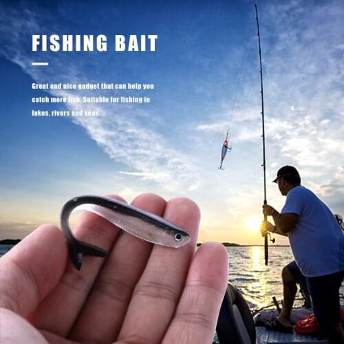 10pcs Fishing Bait River Lake Artificial Lure Bait with 3D Eyes Sea Fishing Tool Angling Supplies Artificial Bait Bass Jigs