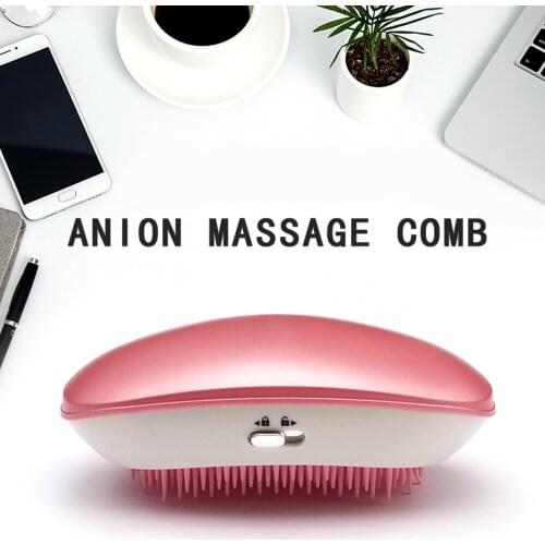 Anti-static Electric Ionic Hair Comb Brush Head Massage Relax Travel Frizz Free Smooth Portable Hair Styling Tools