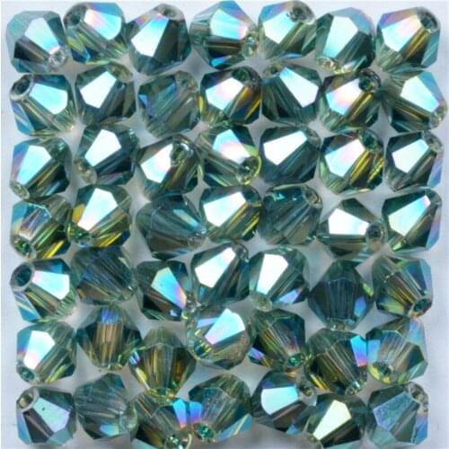 4mm Austrian Bicone Crystal Beads for Jewelry Making Diy Accessories Multicolor Faceted Glass Spacer Beads Wholesale 100pcs/bag