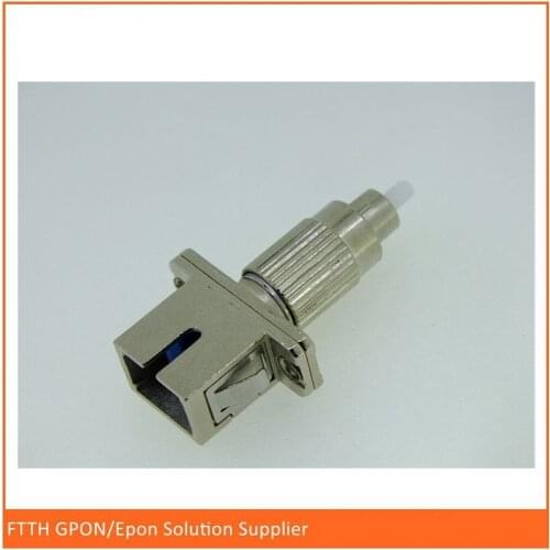 Free Shipping, SC female-FC male fiber adapter FC-SC flange coupler adapter