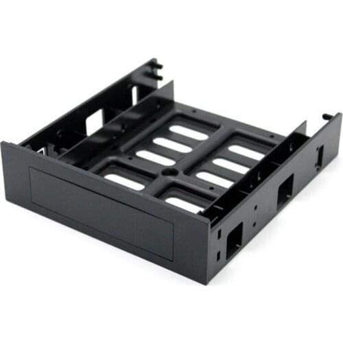 G32B ABS Plastic 5.25inch Optical Drive Position to 3.5 inch 2.5 inch SSD Bracket Dock Hard Drive Holder For PC Enclosure
