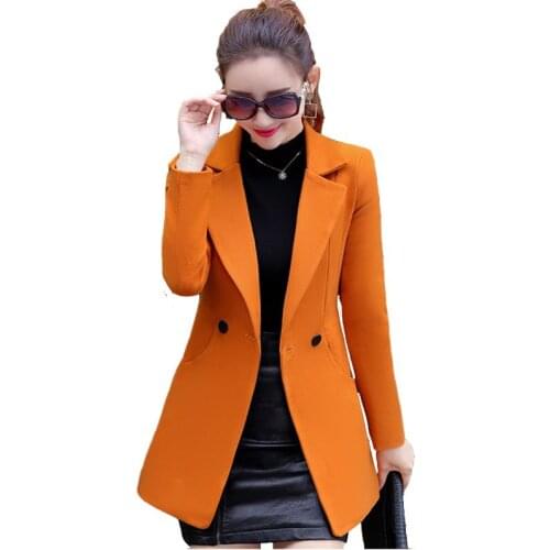 ENLU Womens Camel Coats