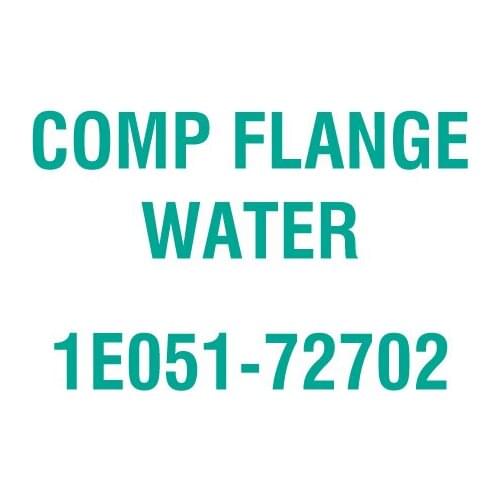 For Kubota 1E051-72702 COMP FLANGE WATER