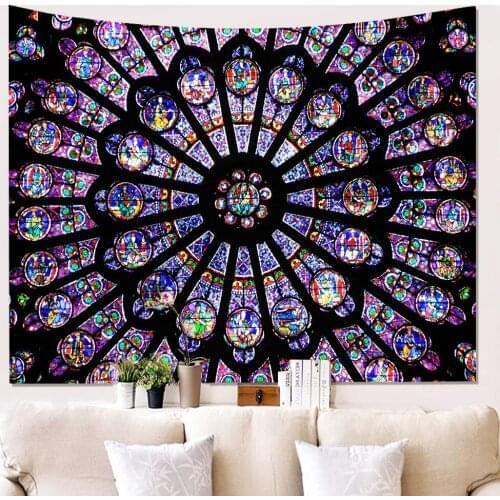 Hot Sale Queen Size Ombre Tapestry Mandala Tapestry Hippie Wall Hanging Home Decoration Wall Art Cloth