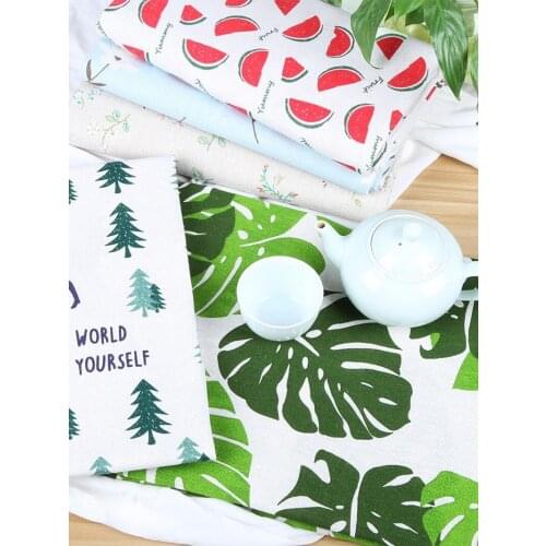 Cotton Linen Sofa Curtains Background Cloth Hanging Cloth Linen Table Cloth Flower Cloth Plaid Cloth Home Textile Sewing Fabric