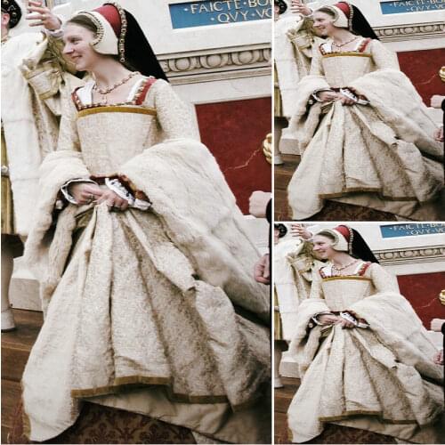 History!Customer-made Luxs Vintage Costumes Renaissance Dresses Steampunk dress Gothic Cosplay Halloween Dresses C-1125