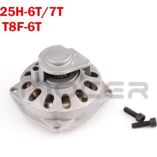 Clutch Housing Drum Gear Box T8F 25H 6/7T Tooth Sprocket For 47cc 49cc Pocket Bikes Mini Quad ATV Minimoto Scooter Buggy Go kart