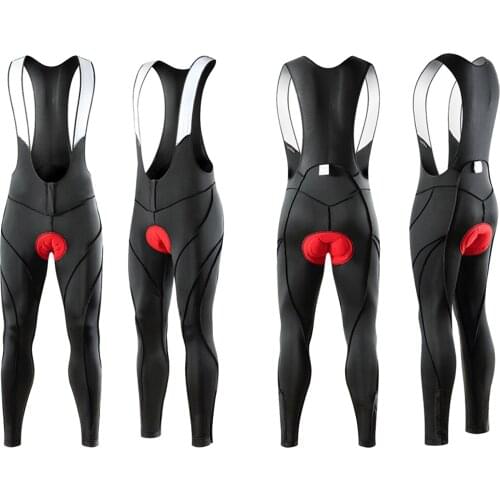 Mens Padded Tights Mountain Road Bike Cycling Bib Pants Cycle Apparel Mountain Bike Clothing, Outdoor Sports Clothes Trousers
