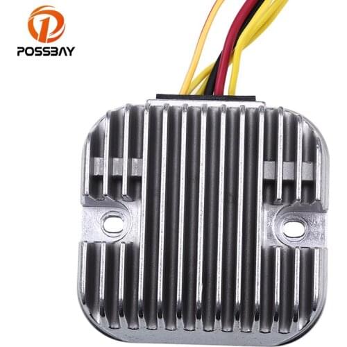 POSSBAY Motorcycle Voltage 12V Regulator Rectifier fit for Polaris Ranger 500 2x4 4x4 EFI 2008 2009 4012748 Scooter Rectifiers