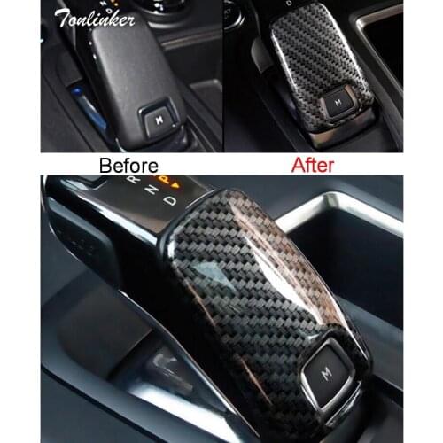 Tonlinker Cover Case Stickers for Citroen C5 aircross 2017-18 Car Styling 1 PCS ABS Chrome Gear head decoration cover stickers