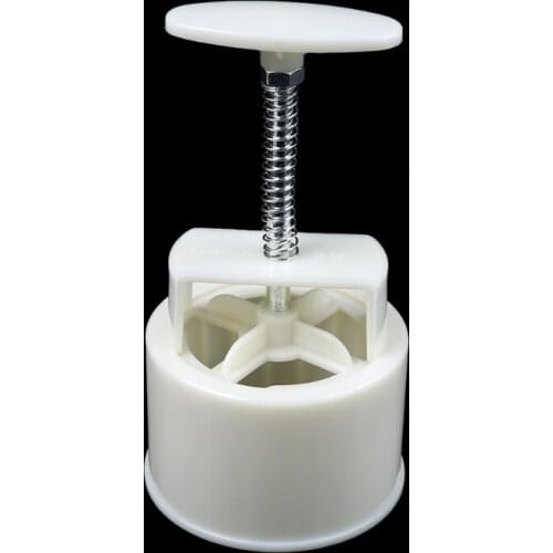 Three-dimensional Lotus Leaf Lotus Thickened Plastic Stainless Steel Moon Cake Mould Cantonese Hand Pressure 150g Baking 85AC