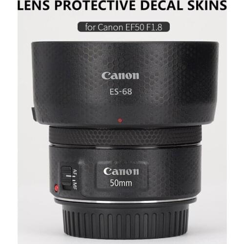 EF50 1.8STM Lens Decal Skin Vinyl Wrap Film for Canon EF 50mm f/1.8 STM Lens Protector Cover Wrap Sticker