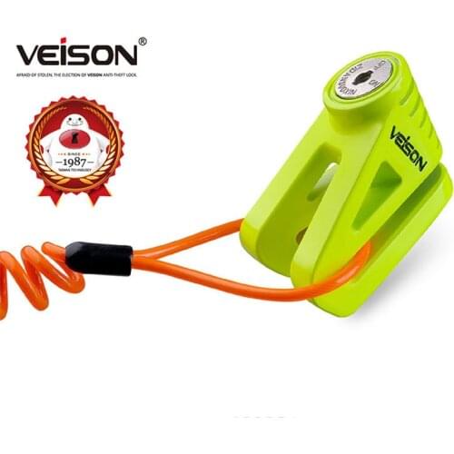 VEISON Motorcycle Zinc Alloy Scooter/Bike Disc Brake Lock Motorbike Brake Lock Safety Anti-Theft Accessories Anti-Theft Padlock
