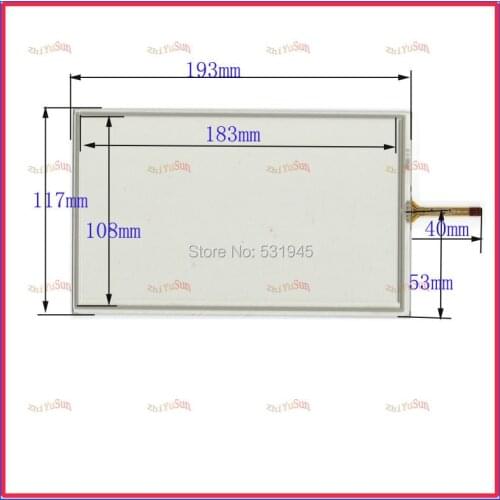ZhiYuSun HLD-TP-1684 compatible 8 -inch resistive touchscreen display on the outside flat screen handwriting