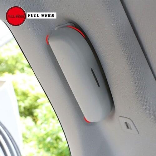 1PC ABS Car Sun Visor Glasses Sunglasses Storage Box Holder Glasses Case Holder Clip for Toyota CHR C-HR Accessories