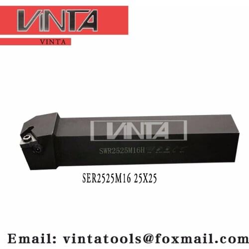 Free shipping SER2525M16 External Threading Tool holder for suggested Inserts R/LT16.01W