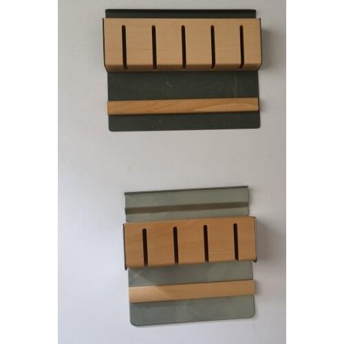 Wood knife block beech walnut knife rest