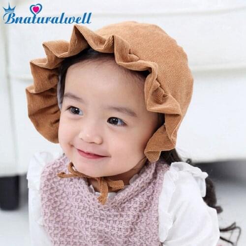 Children Girls Winter Hat Baby Retro bonnet Toddler Sun Hat Baby Summer Sun Beanie Hat Girl Cute Cotton Cap 12-24 Months H136S