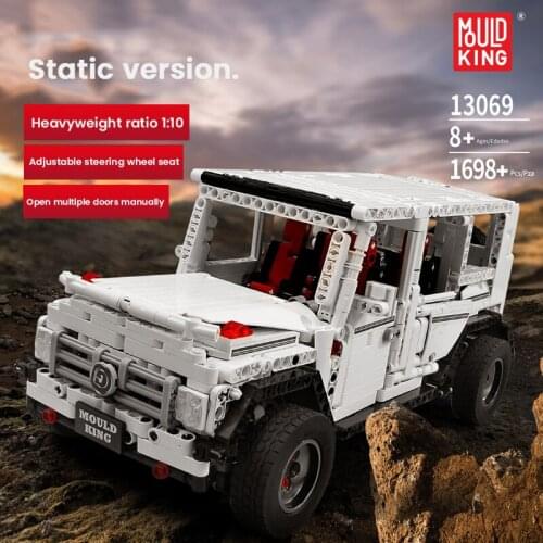 Kids Educational Toys MOC High-Tech The SUV G500 Wagon Off-road Vehicle Truck Model Building Blocks Brick Christmas Gifts