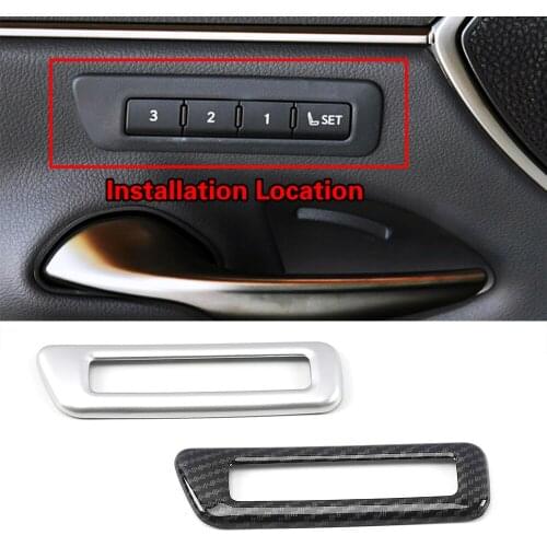 For Lexus ES ES200 ES250 ES300 ES350 2018-2021 Car Memory Remember Recall Recollection Seat Adjust Knob Button Trim Frame Refit
