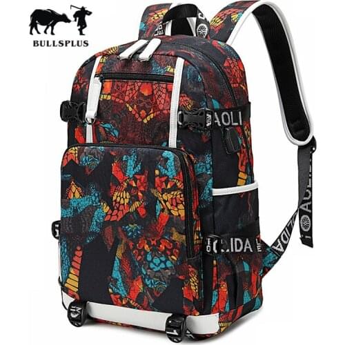 Double shoulder bag Korean version 2019 New simple Middle School Student schoolbag Hot transfer Professional backpack