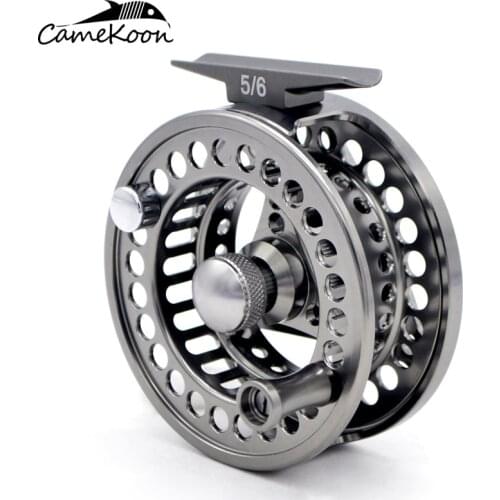 CAMEKOON Grade 6061 T6 AluminumAlloy Fly Coil WF8F+90yds of 20lbs Line Capacity Waterproof Fly Fishing Reel Hand-Changed Reel
