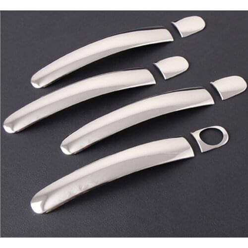 Stainless steel Door handle cover For Volkswagen VW Jetta MK6 POLO 9N Tiguan Touran Bora Seat Skoda Octavia Fabia Rapid Yeti