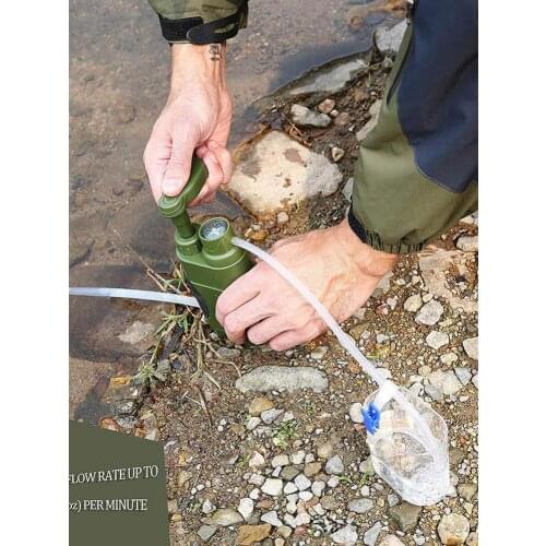 Lightweight 3000 Liters Filtration Capacity Outdoor Camping Hiking Traveling Emergency Supplies Portable Water Filter Camp Use