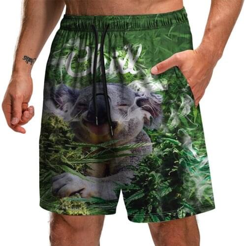 Summer Breathable Beach Shorts Mens Fashion Fun Animal 3D Digital Print Surf Shorts Loose Quick Dry Swimming Casual Pants S-6XL