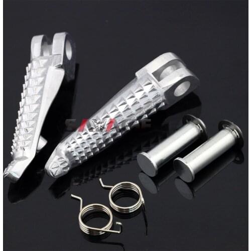 For KAWASAKI Z250 Z300 Z650 Z900 VERSYS-X 300 VERSYS NINJA 250/R 650 Motorcycle Rider Front Foot Pegs Rest Footrest Adapters