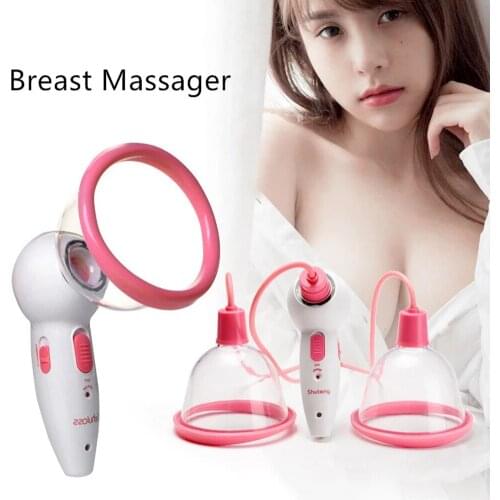 ProfessionalBreast Massager Electric Female, Massage Breast Enlargement Pump, Chest Circumference Enlarger Enhancement, S/M