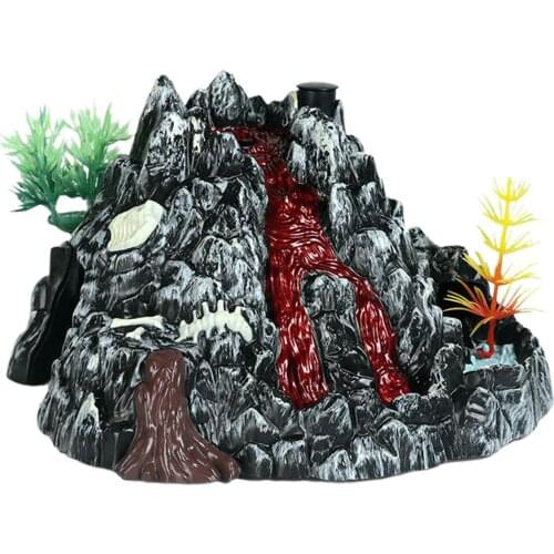 Realistic Dinosaur World Simulation Spray Volcanic Eruption Model Childrens Dinosaur Toy Gift(no dinosaurs)