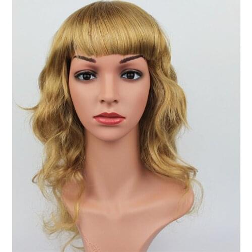 Realistic PE Female Mannequin Dummy Head With Hair For Hat & Sunglass & Jewelry&Mask Display D5-X,T8C