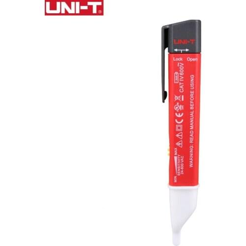 UNI-T UT13B AC Voltage Detectors Auto Sense Test Pen 50V-1000V Adjustable Sensitivity Vibration Indicator