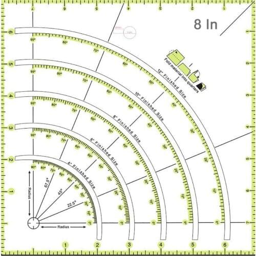 Handmade DIY Patchwork Ruler Foot Seam Ruler Splicing Quilting Patchwork Measurement Tool Transparent Sewing Needle Tools